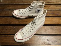 コンバース chuck Taylor チャックテイラー ct70 オールスター CONVERSE 三ツ星 ハイカット HI ALLSTAR 生成り ホワイト ベージュ 25.0 25_画像2