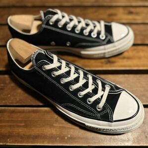 コンバース chuck Taylor チャックテイラー ct70 オールスター CONVERSE 三ツ星 OX ローカット LOW ブラック 28.5の画像3