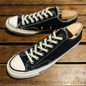 コンバース chuck Taylor チャックテイラー ct70 オールスター CONVERSE 三ツ星 OX ローカット LOW ブラック 28.5の画像2