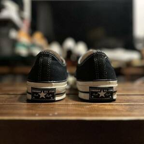 コンバース chuck Taylor チャックテイラー ct70 オールスター CONVERSE 三ツ星 OX ローカット LOW ブラック 27.0の画像4