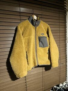 Patagonia patagonia fleece boa classic retro Chard Gold Gold Gold Retro x Natural Beauty S