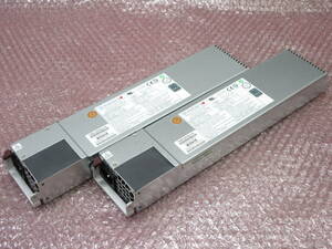 【2台セット】Supermicro 2000W 1U Redundant Power Supply (PWS-2K04A-1R) 電源ユニット No.R484