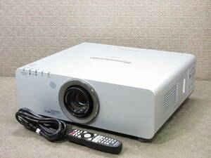 Panasonic / 6000lm DLP projector / PT-DW6300S / remote control attaching / lamp use 1824 hour / operation verification ending / No.T331