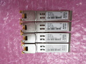 [4 piece set ]Cisco SFP module SFP-GE-T (No.D276)