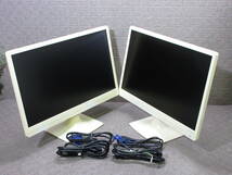【2台セット】IODATA / 21.5インチワイド液晶モニター LCD-AD222ESW / RGB、DVI-D / フルHD（1920×1080）/ No.R356_画像1
