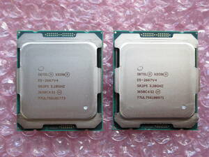  【2個セット】Intel / インテル / Xeon E5-2667v4 3.20GHz / SR2P5 / BIOS認識 / No.Q881