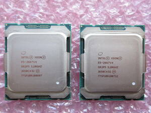 【2個セット】Intel / インテル / Xeon E5-2667v4 3.20GHz / SR2P5 / BIOS認識 / No.Q885