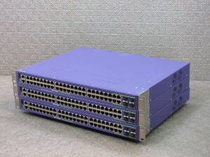 【3台セット】Extreme Networks / Summit X440-G2-48t-10GE4 / 10GB SFPモジュール *6 / No.T134