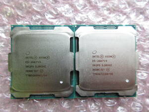 【2個セット】Intel / インテル / Xeon E5-2667v4 3.20GHz / SR2P5 / BIOS認識 / No.Q800