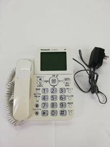 Panasonic パナソニック　電話機　固定電話　親機のみ　ホワイト　白　品番:VE-GD60-W　箱無し