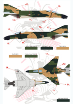 1/72 Print Scaleプリントスケールデカール　72-029 McDonnel Douglas F-4 Phantom_画像5