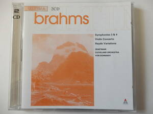 2CDs/ブラームス: 交響曲 3番&4番 - トマス.ツェートマイアー - クリーヴランド管弦楽団/Brahms: Symphonies 3&4/Christoph von Dohnanyi