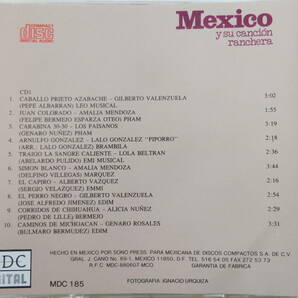 CD/VA/メキシコ音楽: Ranchera- Corridos/Amalia Mendoza:Juan Colorado/Lola Beltran:Traigo La Sangre Caliente/Gilberto Valenzuela 他の画像2