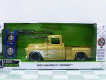 ■JADA TOYS 1/24 1955 CHEVY STEPSIDE BEIGE■シェビー ステップサイド_画像6