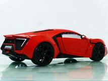 ワイルドスピード■JADA TOYS 1/24 LYKAN HYPERSPORT RED■ライカン ハイパースポーツ _画像4