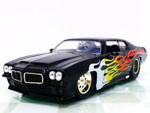 開封品■JADA TOYS 1/24 1971 PONTIAC GTO BLACK FLAMES■ポンティアック 36_画像2