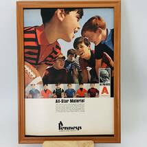 『 アクリラン ケムストランド 』ビンテージ 広告　60年代　フレーム 付 ポスター 当時物 額付 LIFE 雑誌 アンティーク_画像1