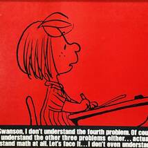 ピーナッツ 『 ペパーミント・パティ 』 1971’ｓ ビンテージ フレーム 付 ポスター 当時物 額付 アンティーク スヌーピー_画像2