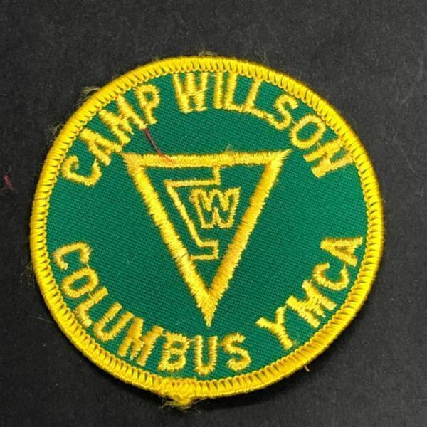 ビンテージ　ワッペン 『 キャンプウィルソン YMCA 』　アメリカ　当時物 　　 ヴィンテージ　パッチ　(WAP079)