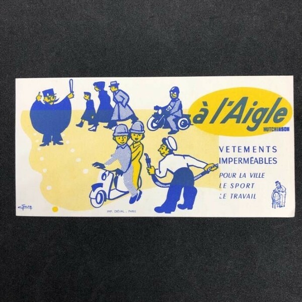 ビュバー　フランス　アンティーク　『 アライグル (A L'AIGLE) 』 レトロ　 （VYB049）　