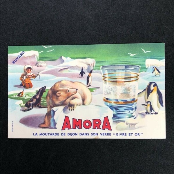 ビュバー　フランス　アンティーク　『 アモラ（AMORA） / 調味料メーカー 』 レトロ　 （VYB055）　