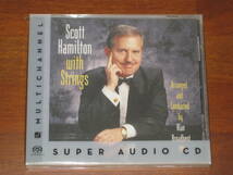 SCOTT HAMILTON スコット・ハミルトン/ WITH STRINGS 2003年発売 Concord社 Hybrid SACD 輸入盤_画像1