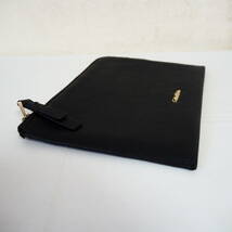 *美品*Calvin Klein/カルバンクライン*Lジップ*シュリンクレザー*クラッチバッグ*クラッチ*バッグ*ポーチ*黒*_画像8