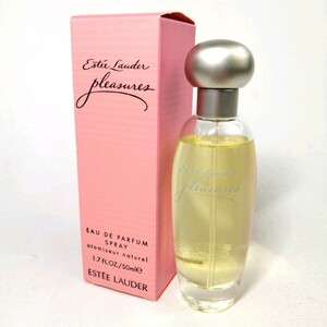 153 Φ 【 50ml ほぼ満タン 】 ESTEE LAUDER pleasure エスティーローダー プレジャーズ EDC オーデコロン SP スプレー 香水 フレグランス