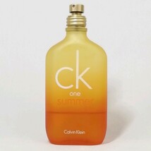 159 Φ 【 100ml 】 Calvin Klein ck one summer カルバンクライン シーケーワン サマー EDT オードトワレ SP スプレー 香水 フレグランス_画像4