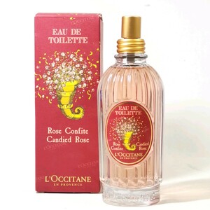 405 ◎ 【75ml ほぼ満タン】 L'OCCITANE Rose Confite Candied Rose ロクシタン キャンディローズ ODT オードトワレ SP スプレー 香水