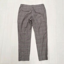 U × 【商品ランク:B】アダム エ ロペ Adam et Rope 七分丈 千鳥格子柄 スラックスパンツ size38 レディース ボトムス 婦人服_画像4