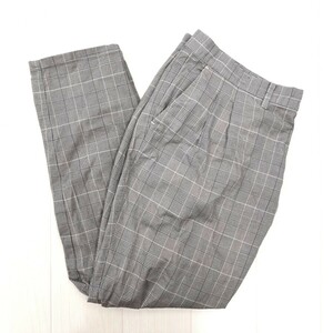 U × 【商品ランク:B】アダム エ ロペ Adam et Rope 七分丈 千鳥格子柄 スラックスパンツ size38 レディース ボトムス 婦人服