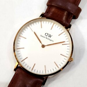 Daniel Wellington ダニエルウェリントン クォーツ 革ベルト メンズ 腕時計 レザー