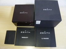 ゼニス ZENITH エルプリメロ クラシッククロノグラフ 36000VPH 白文字盤_画像8