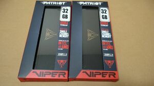 PATRIOT VIPER RGB　メモリ DDR4-3600MHz 32GB×2枚　64GB