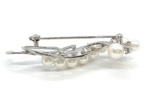 MIKIMOTO 【ミキモト】 K14WGアコヤパールブローチ NO.61708_画像5