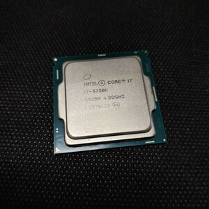 Intel　Core i7 6700K　CPU　SR2BR　BIOS起動確認済　【中古、ジャンク扱】