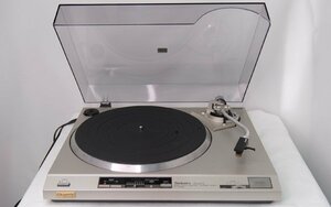 ★オート動作　難あり★◆『Technics　SL-QX300』◆テクニクス フルオートアナログプレーヤー 【ダストカバー割れも回転・再生は良好！】