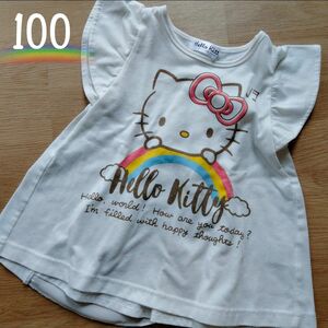 ★*サンリオ*HELLO KITTY*ハローキティー*半袖Tシャツ*100センチ* こども服 女の子