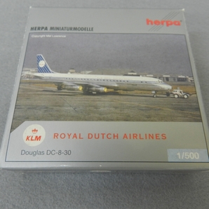 C331★herpa 1/500 KLM ROYAL DUTCH AIRLINES ダグラス DC-8-30 その1★Fの画像1