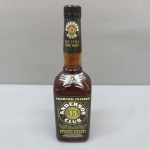 RKO403★ANDESON CLUB アンダーソンクラブ 15年 バーボンウイスキー 750ml 43%　3/6★A