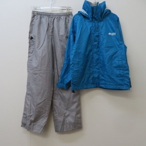 D421*LOGOS Logos Junior rainsuit rain jacket & pants 140cm top and bottom *A