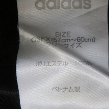 D421★adidas/アディダス　キャップ　黒　メッシュ★A_画像6