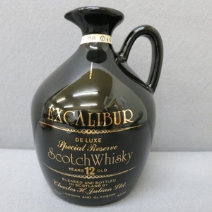 1A33★EXCALIBUR エクスカリバー12年オールド スペシャルリザーブ 陶器 40% 760ml　3/18★A