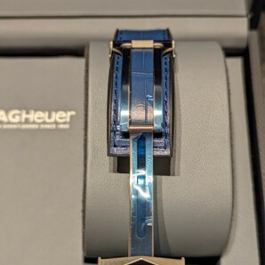試着のみ！TAG Heuer タグホイヤー ホイヤー02 ブルー セラミック 腕時計 自動巻き クロノグラフの画像5