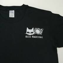 S.E.V MARCHAR・マーシャル・日章旗・Tシャツ・黒・L_画像4