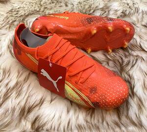 《激レア即決/大人規格/トップモデル》PUMA ウルトラ アルティメット FG/AG24.0cm106868　03《赤》