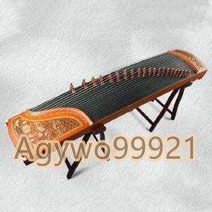  domestic rare![ China ethnic musical instrument ] old koto musical performance high quality. . tree musical instruments comfort koto nylon steel chord 21 string accessory attaching 