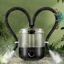 爬虫類加湿器 植物用加湿器 フォグマシン 3L大容量 静音 長時間加湿 加湿量調節可能 空焚き防止 噴霧器 ミストメーカー 爬虫類 両生類飼育_画像1