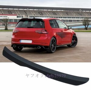 P264* new goods car all-purpose rear roof lip spoiler Wing mat black custom aero parts ABS hatchback 